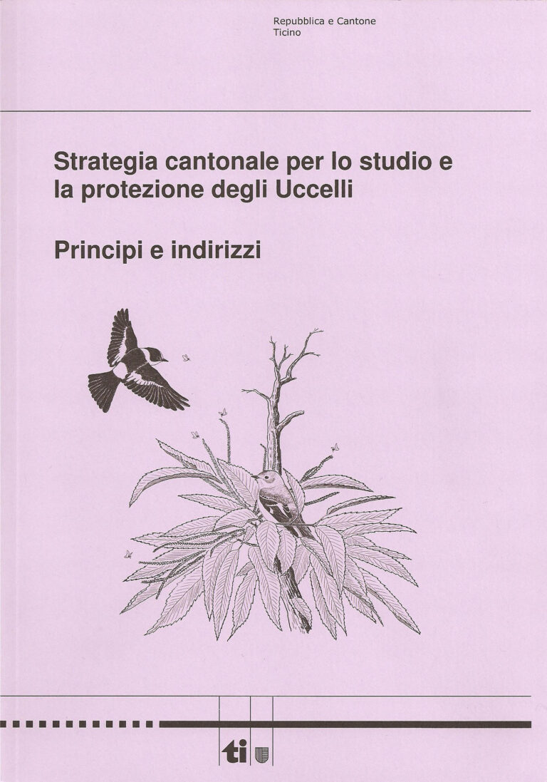 Strategia cantonale per lo studio e la protezione degli Uccelli